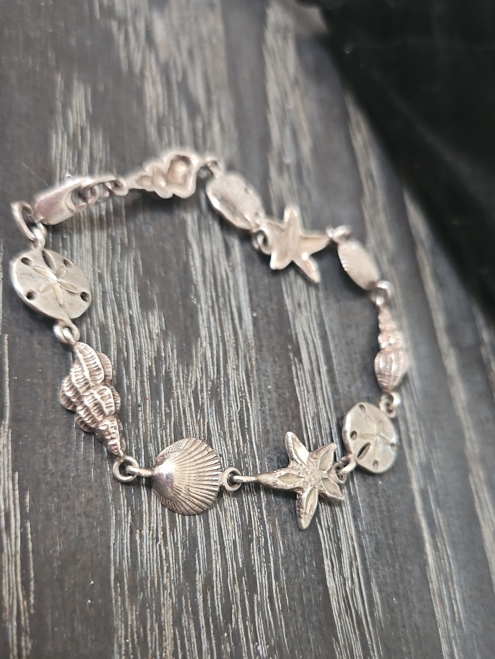 Seashell Sterling Bracelet